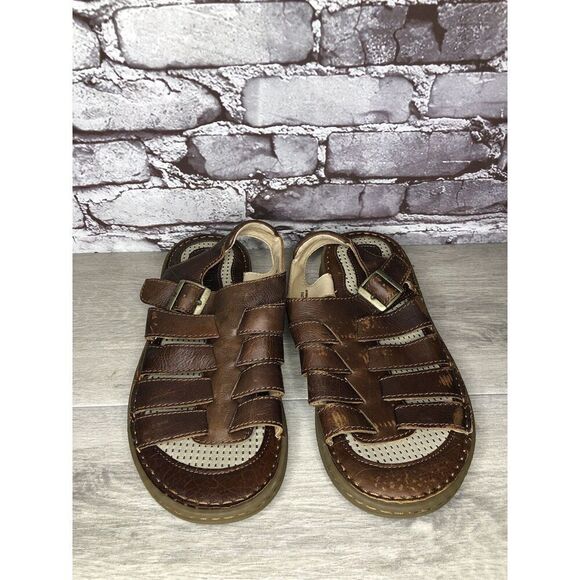 Born Brown Leather Fisherman Casual Adjustable Strap Sandals Men’s Sz 8M US/41EU main image 15